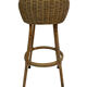 Set of four vintage rattan bar stools 1960 Nederland Design