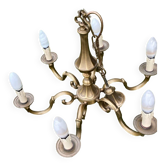 Lustre bronze 6 branches