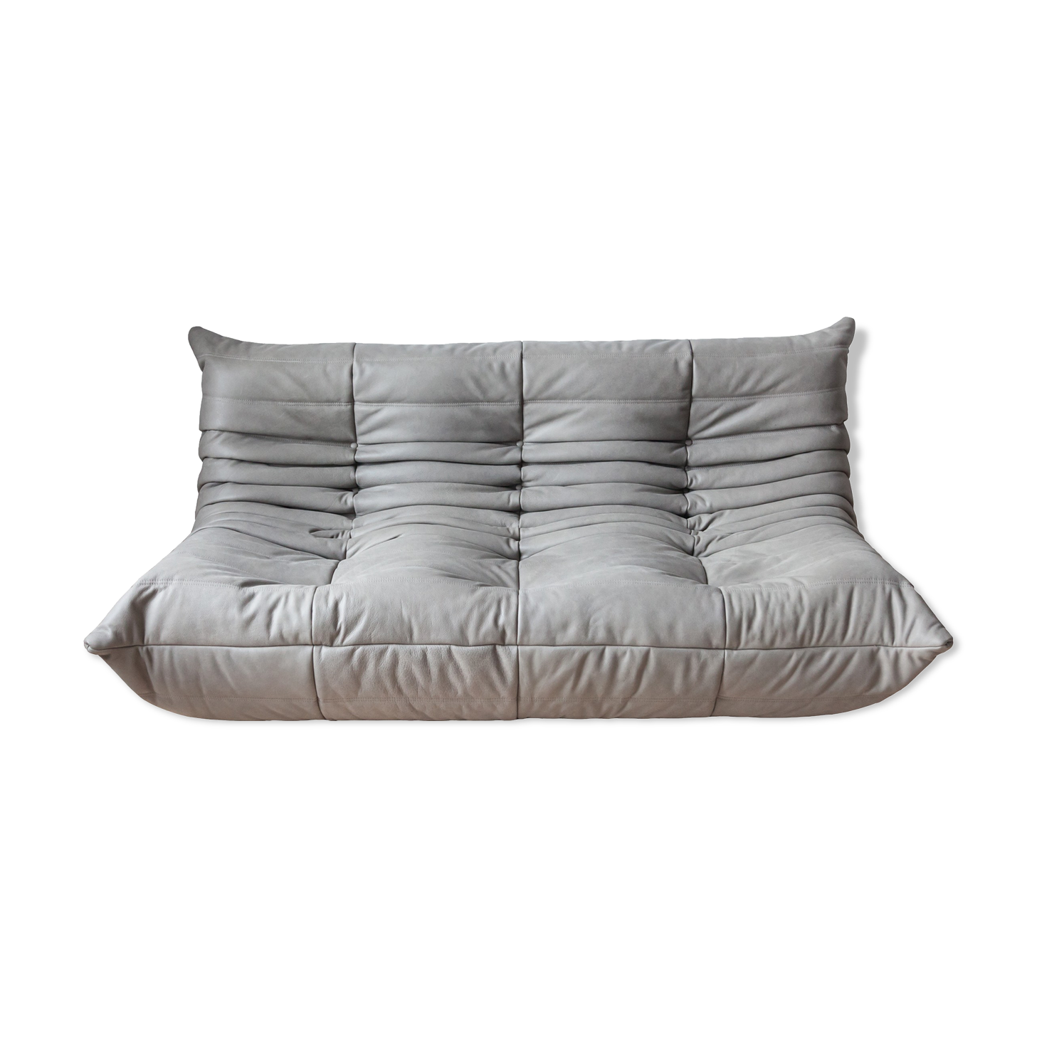 Sofa 3 places leather designed by Michel Ducaroy 1973