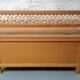 Bench chest wood and rattan vintage toys