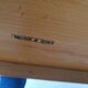 Mid century vintage oak coffee table