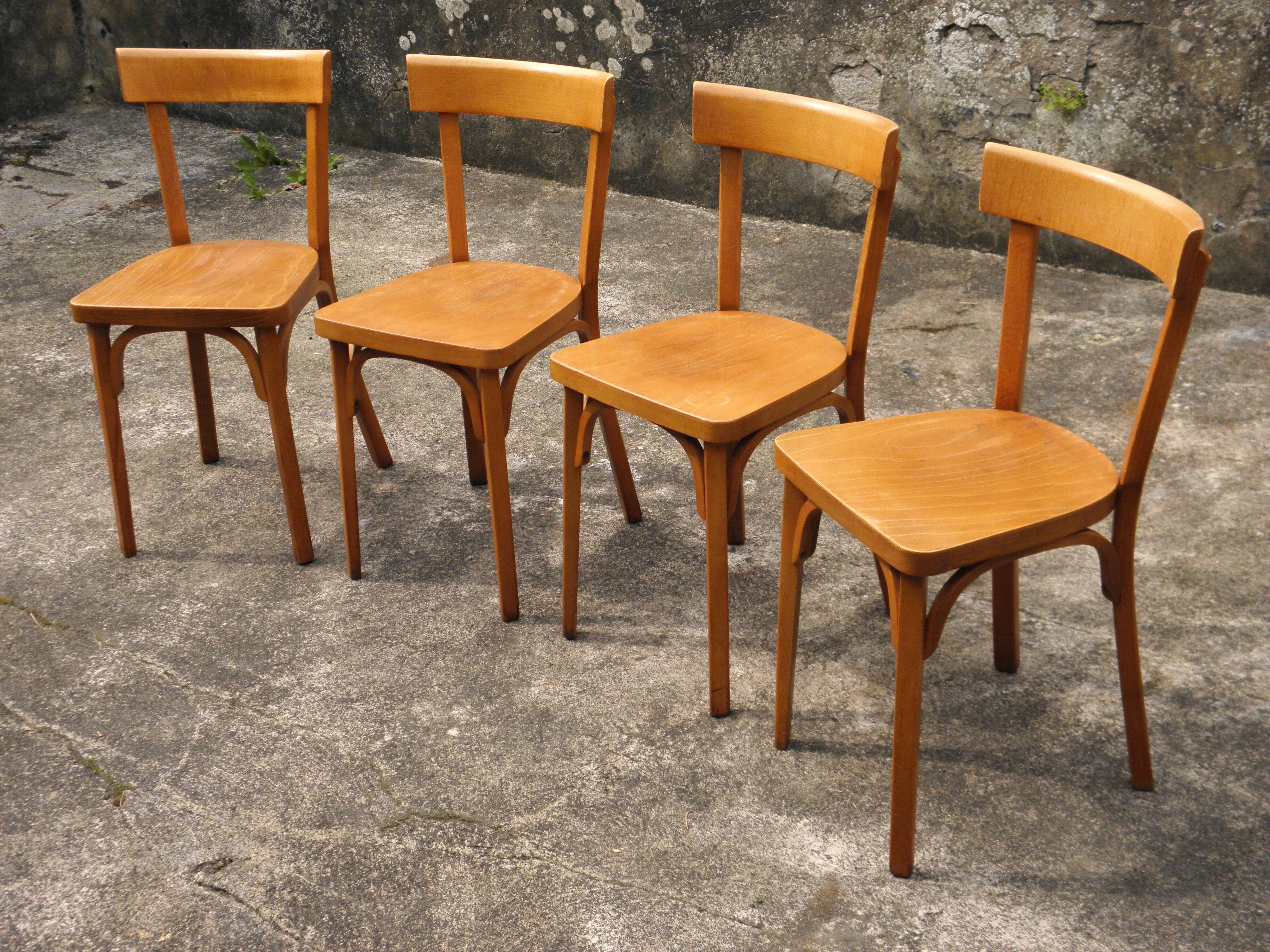 4 Baumann bistro chairs n° 18