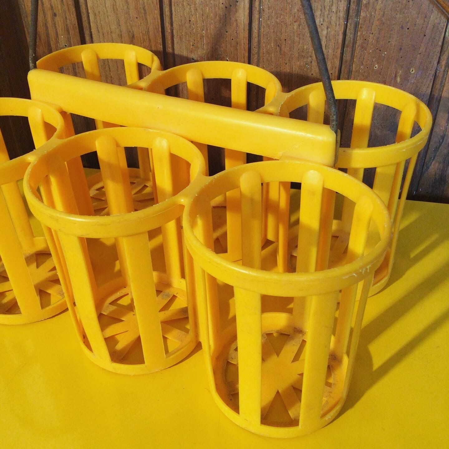 Orange bottle holder