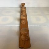 Pine wood coat rack