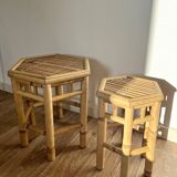 Tables gigogne en bambou