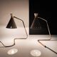 Pair of Italian "cocotte" lamps. 1950s design.