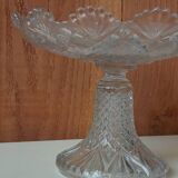 Chiseled glass cup