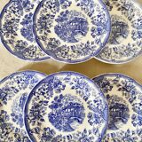 English dessert plate