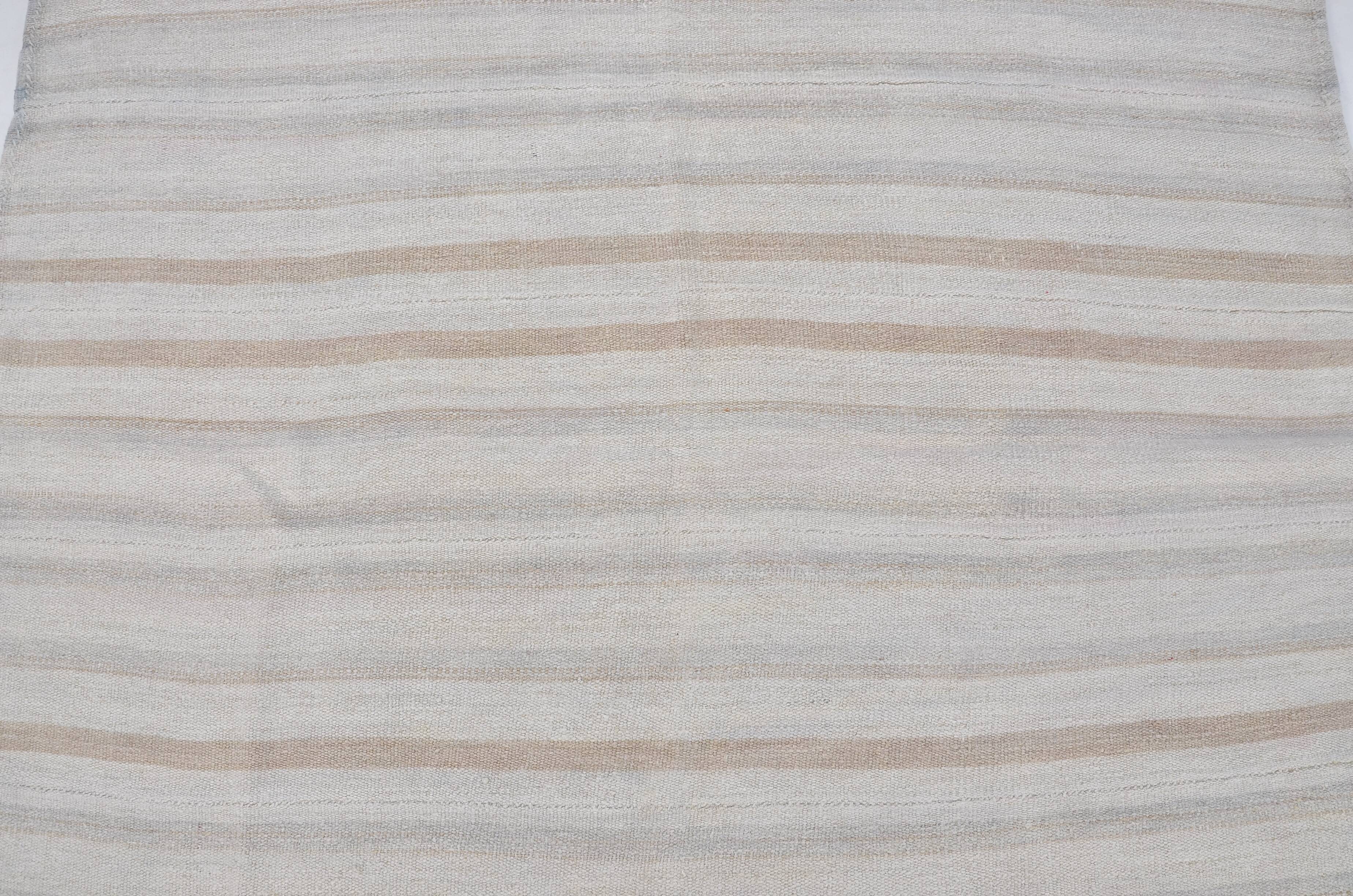 Turkish Handwoven Hemp Kilim Rug, sku 3663
