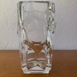 Solid Sèvres crystal vase from the 1950s
