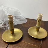 Brass candle lamp feet