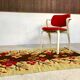 Polish kilim or wall rug with tree and blossoms motif from Cepelia, 1960s