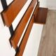 Scandinavian entrance locker Teak and metal 1960s