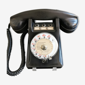 Vintage Ericsson phone in black Bakelite