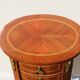 Console - table pedestal table marquetry style louis xv