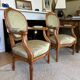 Paire de fauteuils cabriolets style Louis XVI