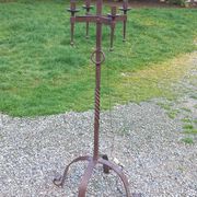 Lampadaire des années 50 en fer forgé