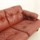 Coronado two-seater sofa by Tobia Scarpa in cognac leather, 1969