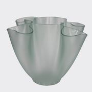 Glass Vase, "Cartoccio" model by Pietro Chiesa for Fontana Arte