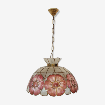 Lustre vintage en nacre