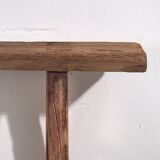 Antique solid wood bench (c.1870) #27