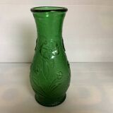 Thick moulded glass vase Constantin Italy