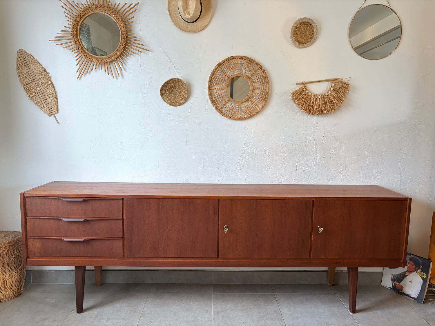 Vintage teak sideboard
