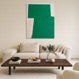Contemporary art on canvas "verdant stillness" by Bodasca