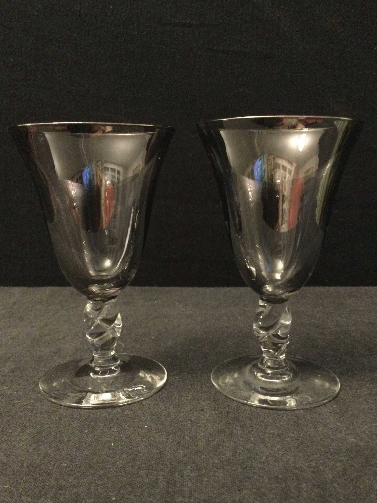 Serie de 10 verres de couleurs