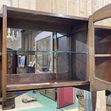 Art Deco period sideboard in oak and marble