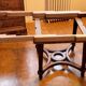 Oval centre table in solid mahogany from the Directoire, Empire period.