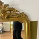Large mirror with pediment XVIII eme gilded  86x150cm