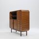 Buffet haut en teck, Italie, années 1960