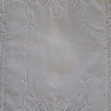 Housse coussin dentelle vintage
