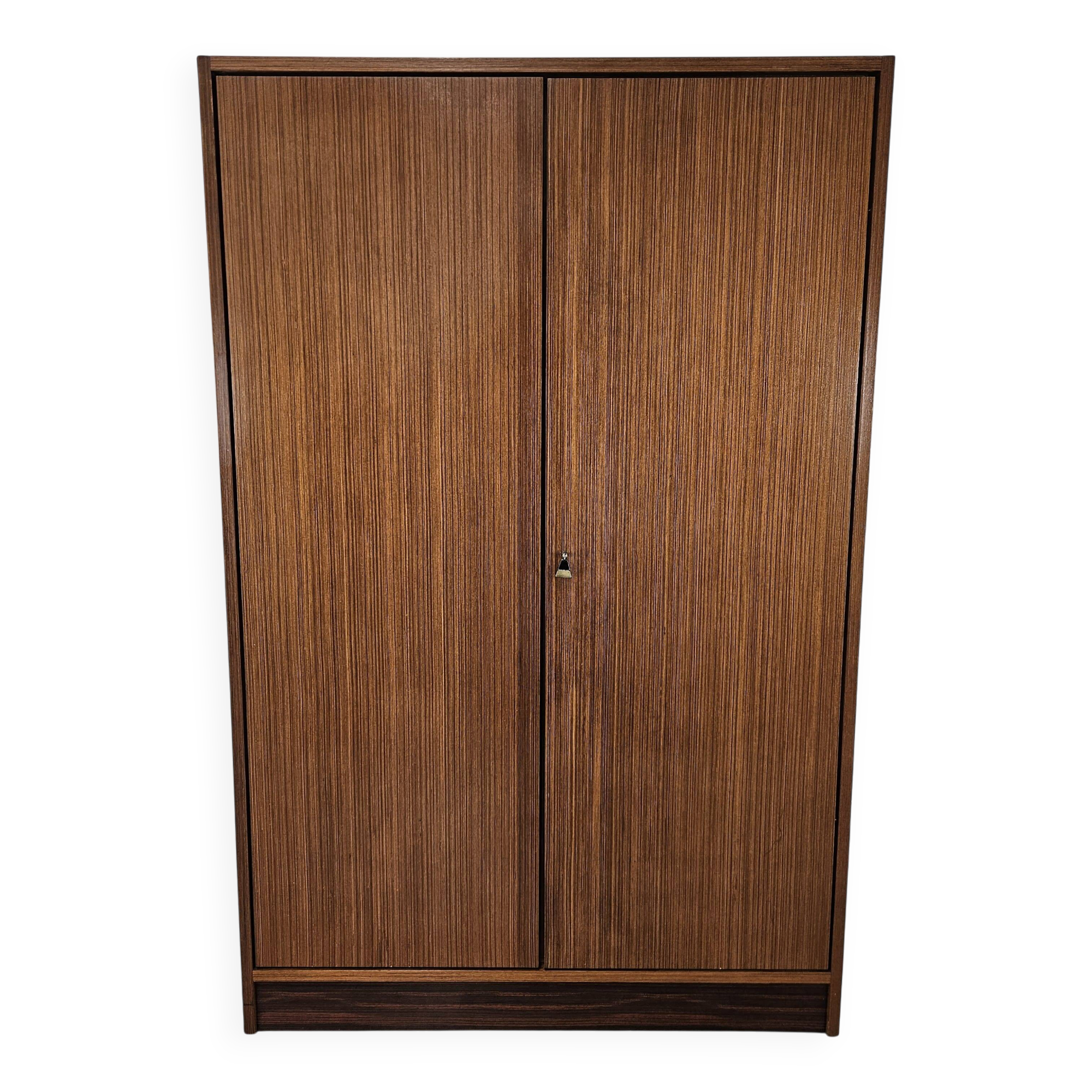 Vintage 1960s two-door wardrobe