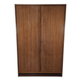 Vintage 1960s two-door wardrobe