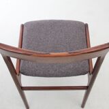Suite of 6 Scandinavian rosewood chairs from Rio