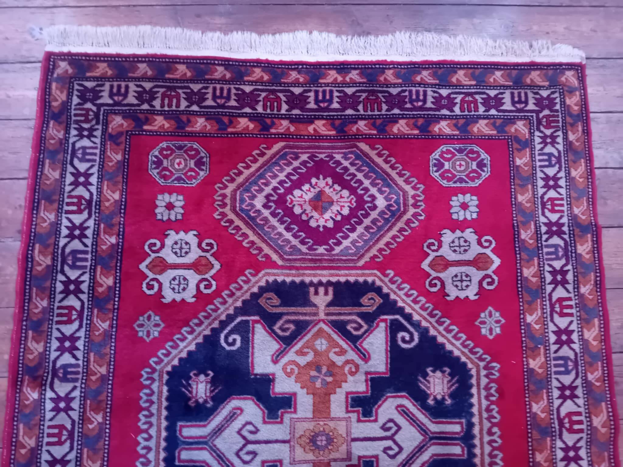 Handmade Kazak Caucasian Rug 250x177cm