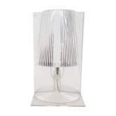 Lampe de table en verre transparant plexi par Ferruccio Laviani pour Kartell