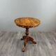 Table Guéridon en bois marqueté, XXe Siècle