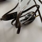 Wooden table lamp from the 70s