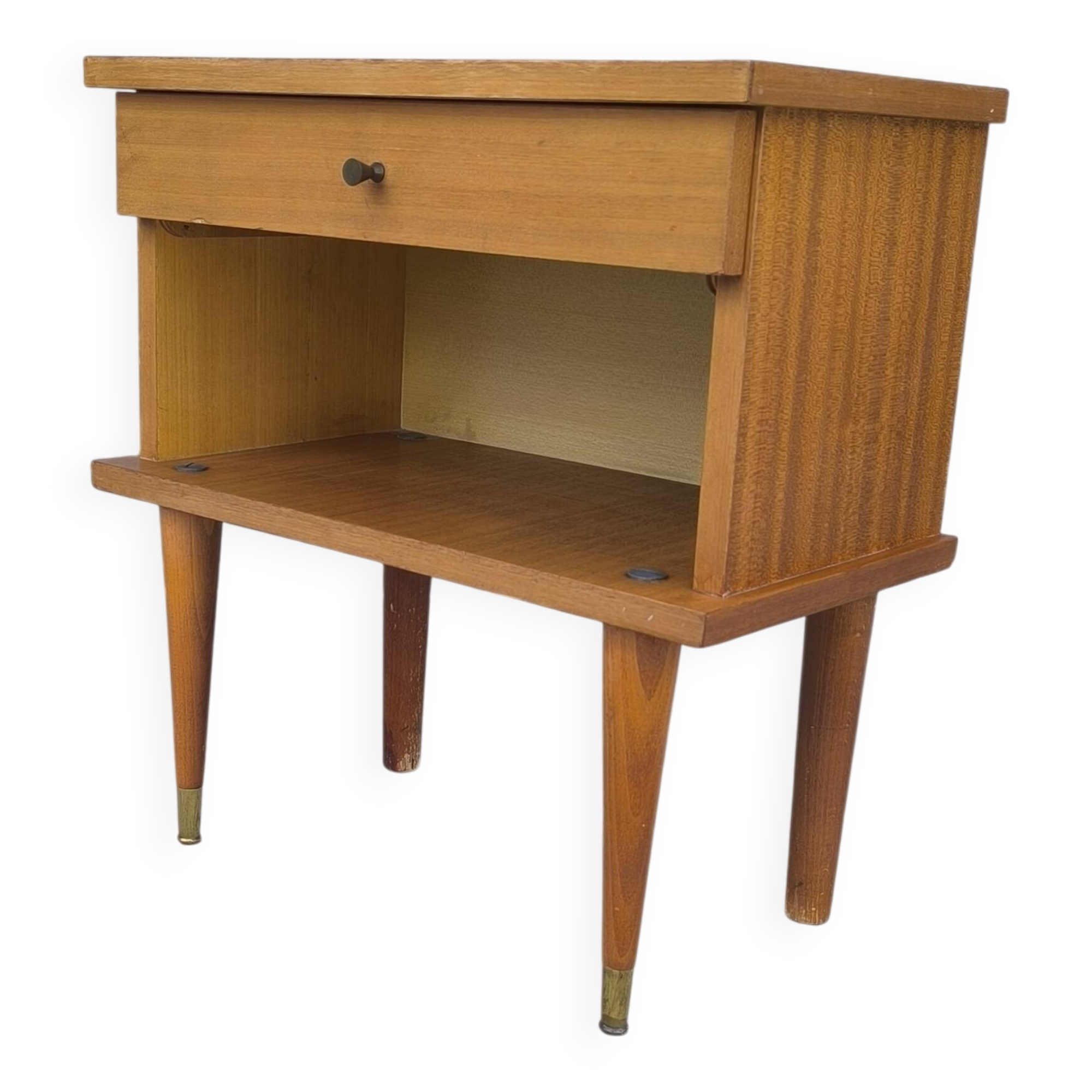 Scandinavian teak bedside table 1960