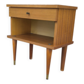 Scandinavian teak bedside table 1960