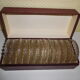 12 under crystal glasses in their original box 1960