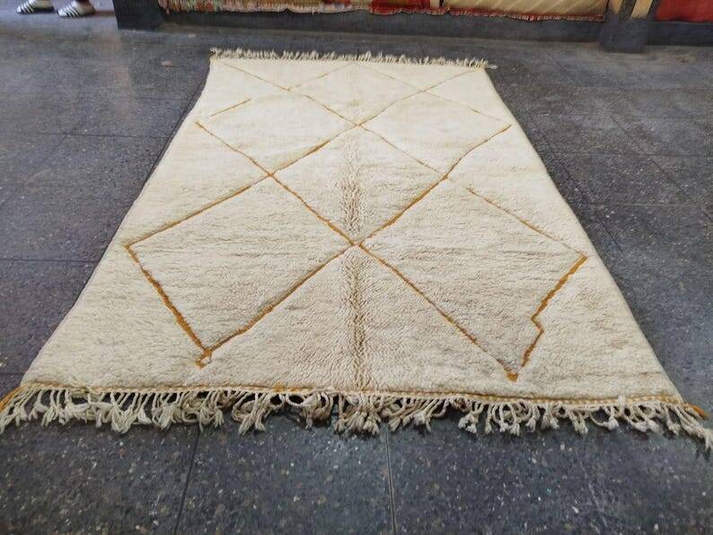 Moroccan Beni Ourain rug, personalized 250/150cm