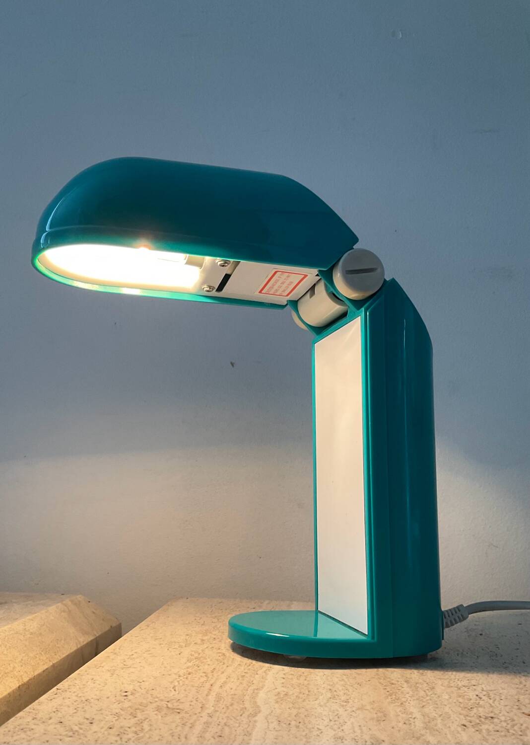 Vintage 80s folding “Fase” lamp
