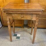 Desk desk in pitchpin early 20th century with drawer