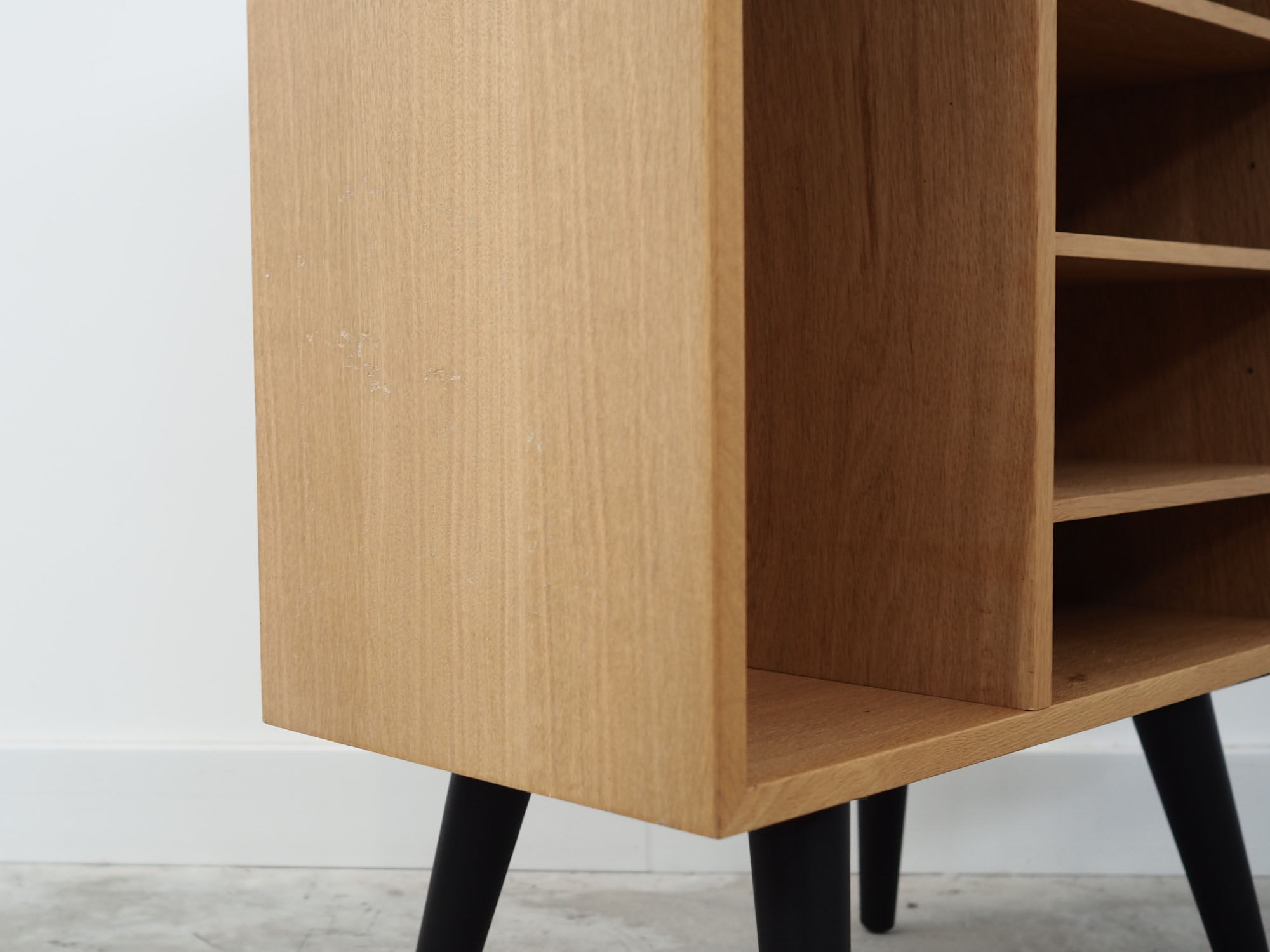 Ash bookcase, Danish design, 70's, production: Denmark