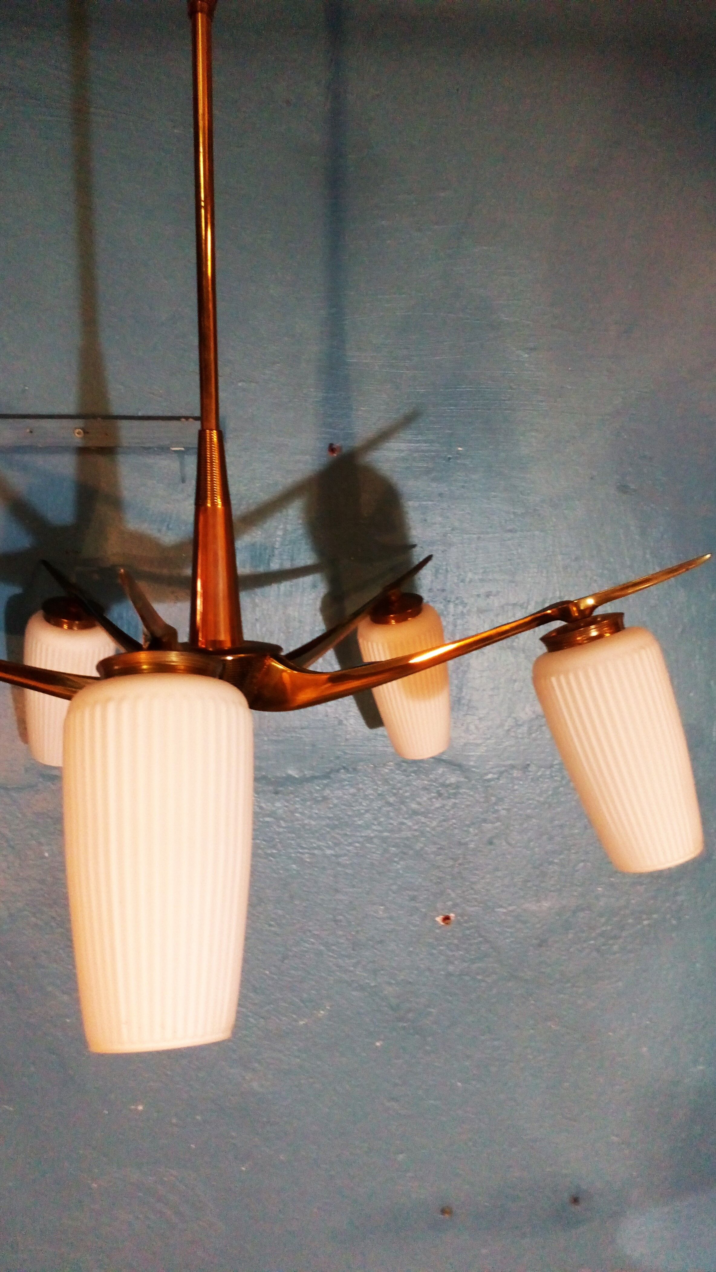 Chandelier suspension "Star" 1950s