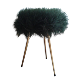 Moumoute stool tripod vintage